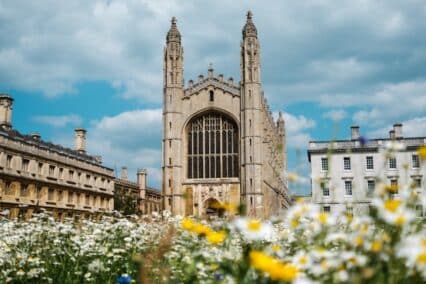 Cambridge, England, one of the most walkable cities in the UK